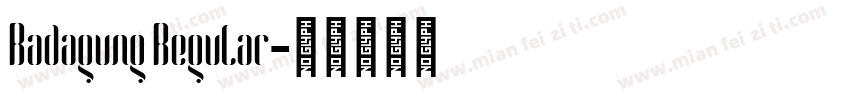 Radagung Regular字体转换
